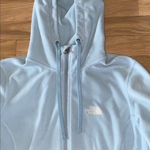 NORTH FACE ZIP UP JACKET